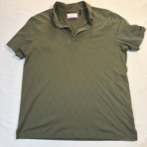 Modern Ambition Olive Technical Polo Medium